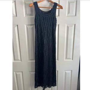 Carole Little Blue Sequin Dress [Never Worn]